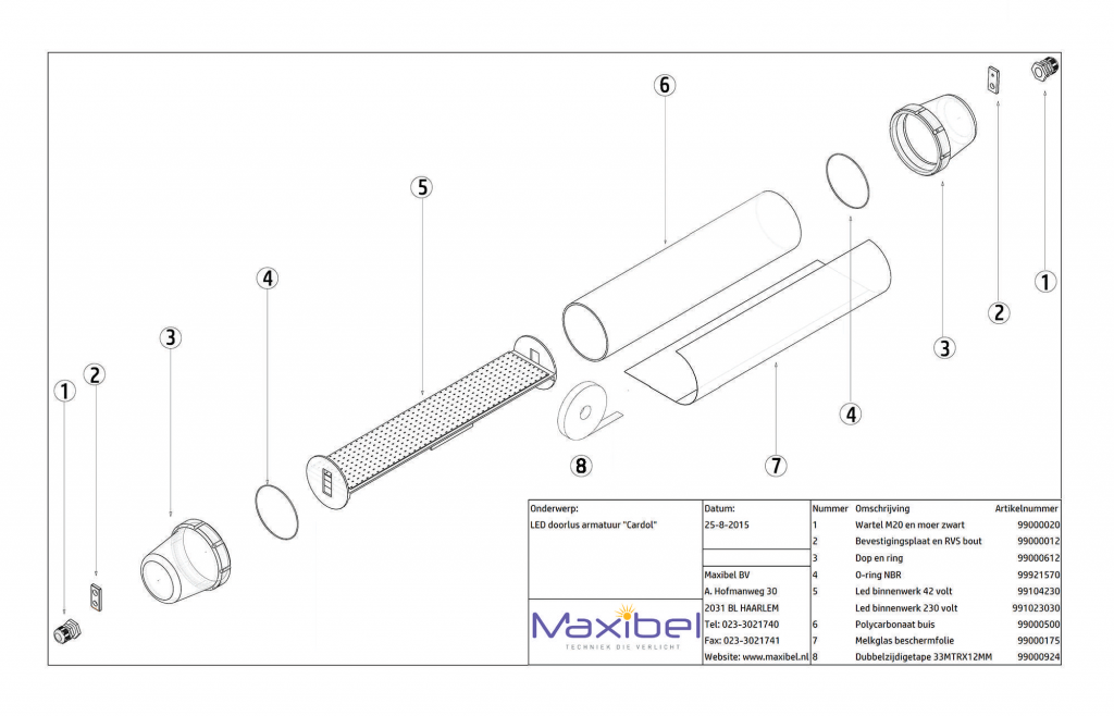 cardol exploded view